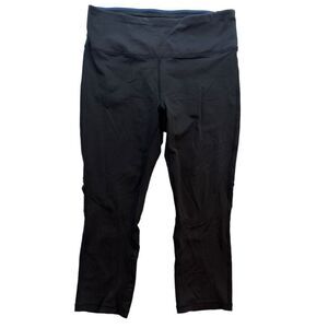 Calvin Klein Women’s Black Capri Leggings Performance Wick Size Medium